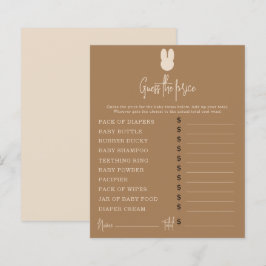 Bunny Party Games | Price Guess Game