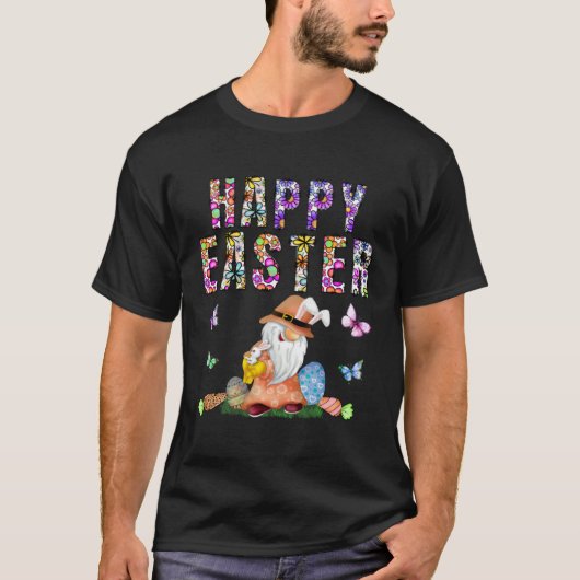 Bunny Pastel Spring Hunt Eggs Rabbit Happy Easter  T-Shirt (Vorderseite)