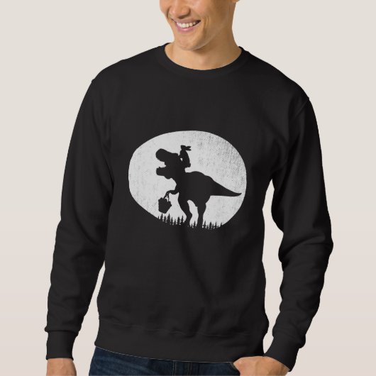 Bunny Pastel Spring Hunt Eggs Rabbit Happy Osterfe Sweatshirt (Vorderseite)
