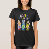 Bunny Pastel Spring Hunt Eggs Rabbit Happy Osterfe T-Shirt (Vorderseite)