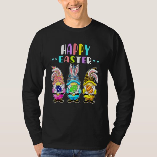 Bunny Pastel Spring Hunt Eggs Rabbit Happy Osterfe T-Shirt (Vorderseite)