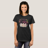 Bunny Pastel Spring Hunt Eggs Rabbit Happy Osterfe T-Shirt (Vorne ganz)