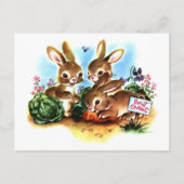Bunny Patch Postkarte (Vorderseite)
