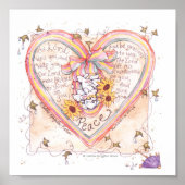 Bunny Peace Poster (Vorne)