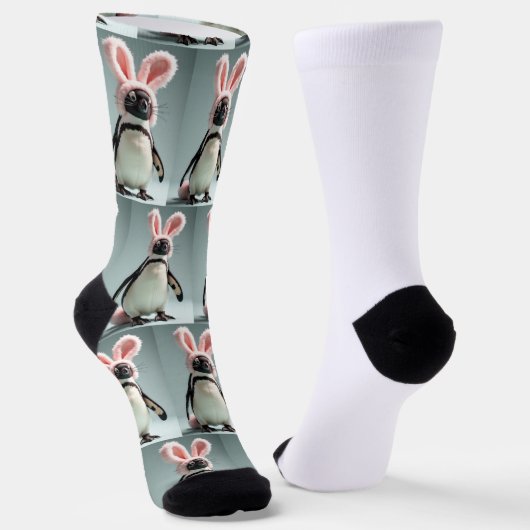 Bunny Penguin Socken (Gewinkelt)