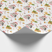 Bunny Personalisiert Christmas Geschenk Wrap Geschenkpapier (Ecke)