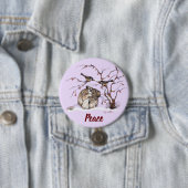 Bunny & Pesky Little Snow Birds! Button (Beispiel)
