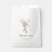 Bunny Pink Balloon Geschenktütchen (Vorderseite)