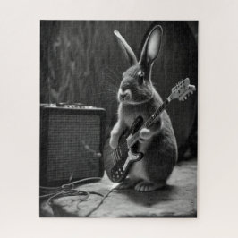 Bunny Playing a Gitarre Puzzle