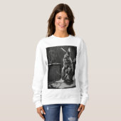 Bunny Playing a Gitarre Sweatshirt (Vorne ganz)