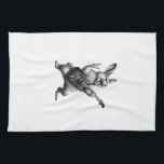 Bunny Playing Guitar Rock Star Bunny Lover Easter  Geschirrtuch<br><div class="desc">Bunny Playing Guitar Rock Star Bunny Lover Easter T-Shirt</div>