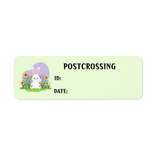 Bunny Postcross ID Labels (Vorne)