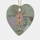 Bunny Prim Keramikornament (Links)