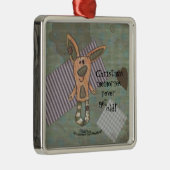 Bunny Prim Silbernes Ornament (Rechts)