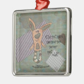 Bunny Prim Silbernes Ornament (Links)
