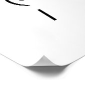 Bunny Protest Sign / Customizable ASCII Text Art Poster (Ecke)