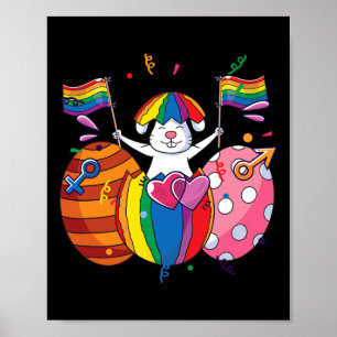Bunny Q Prix Ostern Niedliches Kaninchen Ally Gay Poster