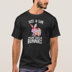 Bunny Rabbit A Girl Who Lieben Bunnies Premium T-Shirt