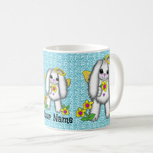 Bunny Rabbit Angel Tasse (VorderseiteRechts)