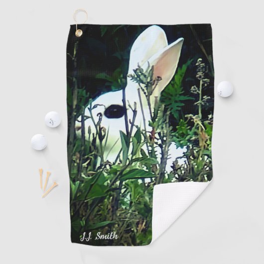 Bunny Rabbit Animal Golf Handtuch (Insitu)