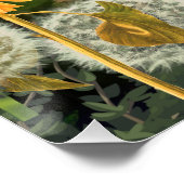 Bunny Rabbit Animal Wildlife Poster (Ecke)