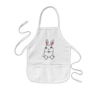 Bunny Rabbit Apron Easter Bunny Kid's BBQ Apron Kinderschürze