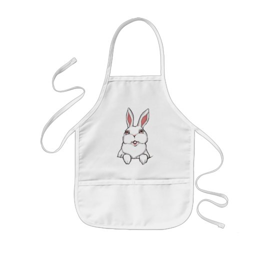 Bunny Rabbit Apron Easter Bunny Kid's BBQ Apron Kinderschürze (Vorne)