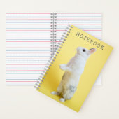 Bunny Rabbit auf Yellow Notizblock (Innen)