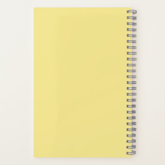 Bunny Rabbit auf Yellow Notizblock (Rückseite)