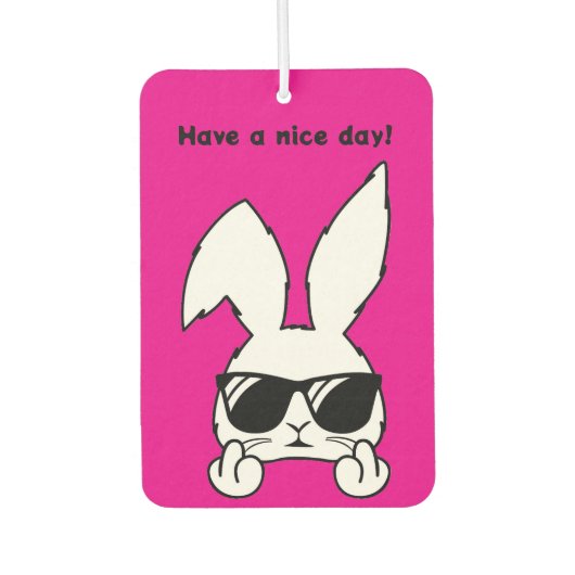Bunny Rabbit Autolufterfrischer (Vorderseite)