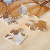 Bunny Rabbit Autumn Pumpkin Illustration Puzzle (Seite)