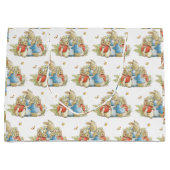 Bunny Rabbit Baby Boy Girl Dusche Große Geschenktüte (Vorderseite)