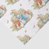 Bunny Rabbit Baby Boy Girl Dusche Seidenpapier (Detail)