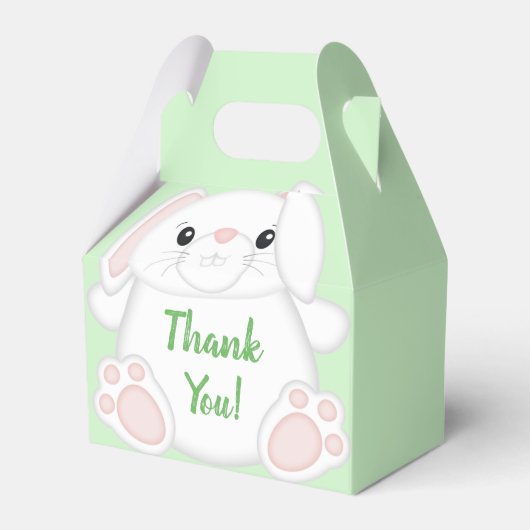 Bunny Rabbit Baby Dusche Geschenkschachtel (Vorderseite)