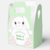 Bunny Rabbit Baby Dusche Geschenkschachtel (Geöffnet)