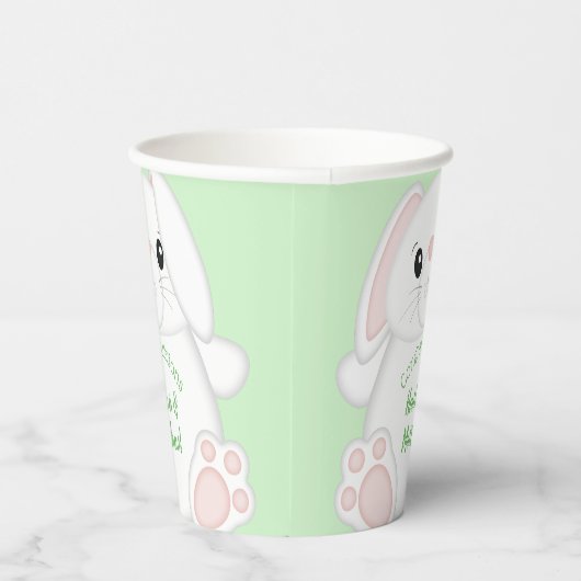 Bunny Rabbit Baby Dusche Pappbecher (Rechts)