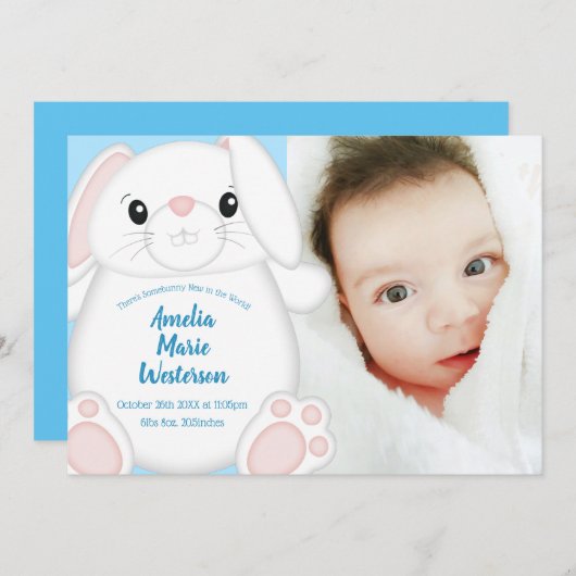 Bunny Rabbit Baby Dusche Woodland Einladung