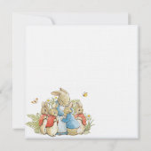 Bunny Rabbit Baby Shower Einladung (Rückseite)