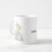 Bunny Rabbit Best Friends Huggings BESTE FREUNDIN Kaffeetasse (Vorderseite Links)