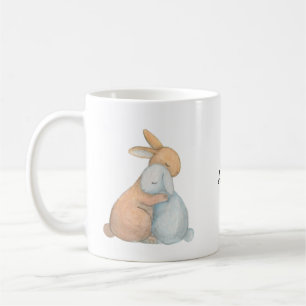 Bunny Rabbit Best Friends Huggings BESTE FREUNDIN Kaffeetasse