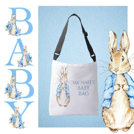 Bunny Rabbit Blue Baby Tragetaschen Mit Langen Trägern