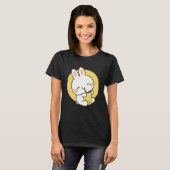 Bunny Rabbit Boba Tea Anime Kawaii T-Shirt (Vorne ganz)