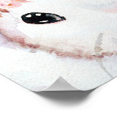 Bunny Rabbit Boho Chic Kinderzimmer Holzlandkunst  Poster (Ecke)