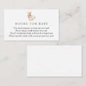 Bunny Rabbit Books für Babyverpackungskarte Begleitkarte (Vorne/Hinten)