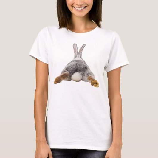 Bunny Rabbit Butt Tail Cute T-Shirt (Vorderseite)
