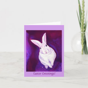Bunny Rabbit Card Oster (Text kann geändert werden Feiertagskarte