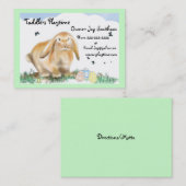 Bunny Rabbit-Children's store Visitenkarte (Vorne/Hinten)