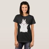 Bunny Rabbit Christmas New Year cute T-Shirt (Vorne ganz)