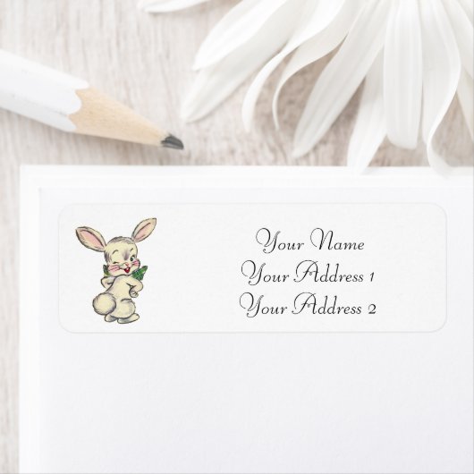 Bunny Rabbit Custom Address Labels (Insitu)