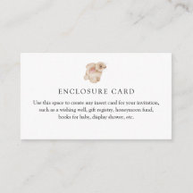 Bunny Rabbit Custom Enclosure Card